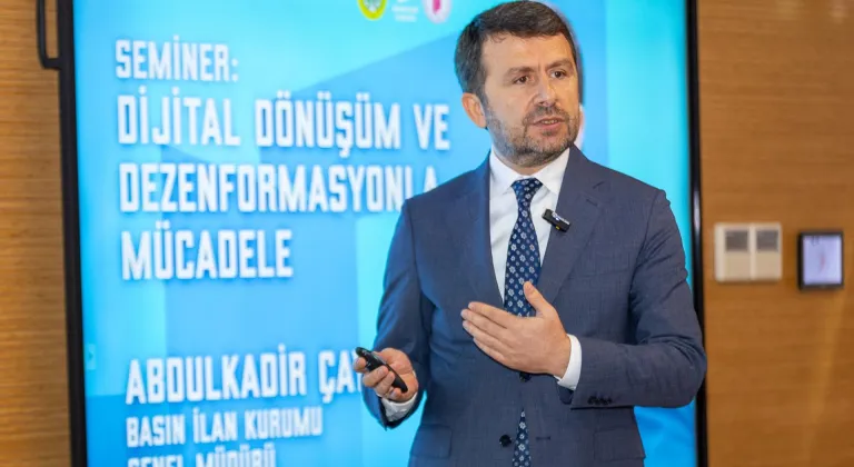 BİK Genel Müdürü Çay dijital dönüşüm ve dezenformasyonla mücadeleyi öğrencilerle konuştu: