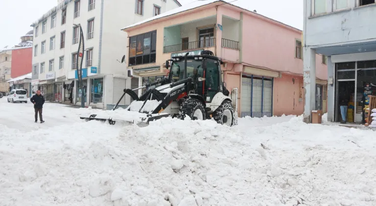 Bingöl'de kar yağışı etkisini sürdürüyor
