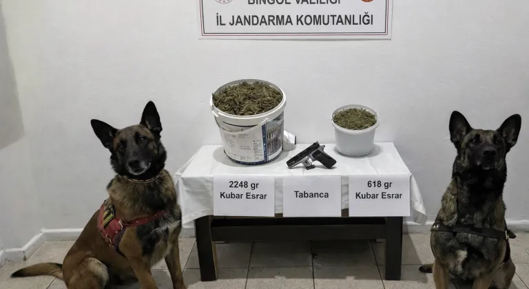 Bingöl'de uyuşturucu operasyonunda 3 şüpheli yakalandı