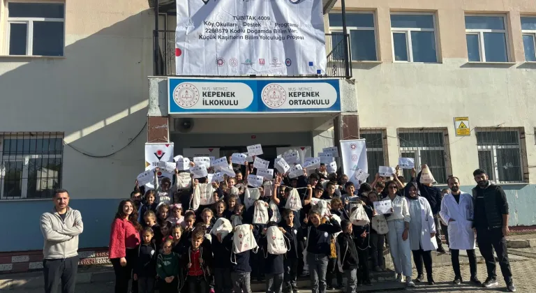 Biruni Üniversitesinden Muş'ta kırsal bölgede yaşayan çocuklara bilim projesi
