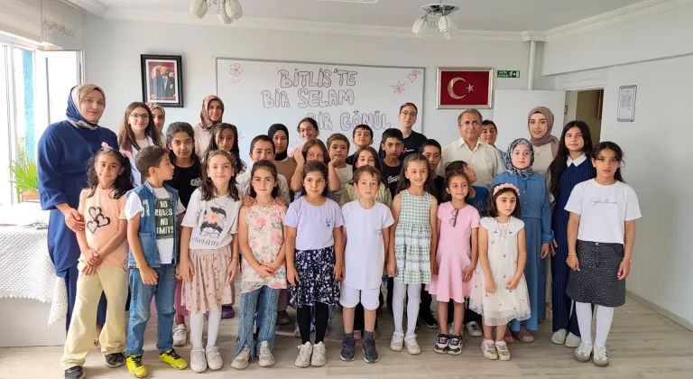 Bitlis'te 24 çocuğa işaret dili eğitimi verildi