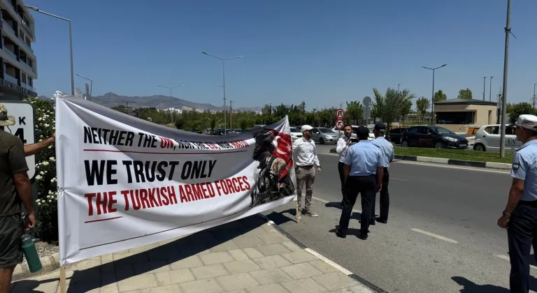 BM Genel Sekreteri Guterres'in ziyareti, KKTC'de federasyon karşıtı gruplarca protesto edildi