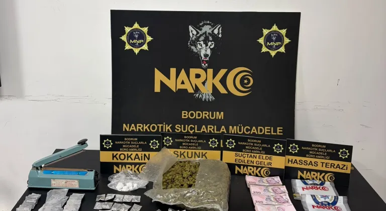Bodrum'da uyuşturucu operasyonunda 3 şüpheli gözaltına alındı