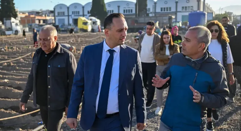 Bornova'da yağmur suyuyla tarımsal üretim başladı