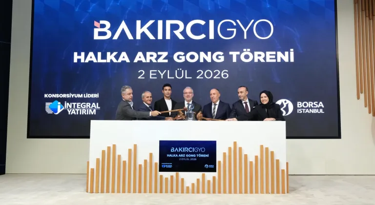 Borsa İstanbul'da gong Bakırcı GYO için çaldı