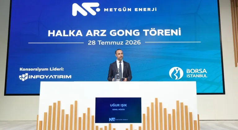 Borsa İstanbul'da gong Metgün Enerji Yatırımları AŞ için çaldı