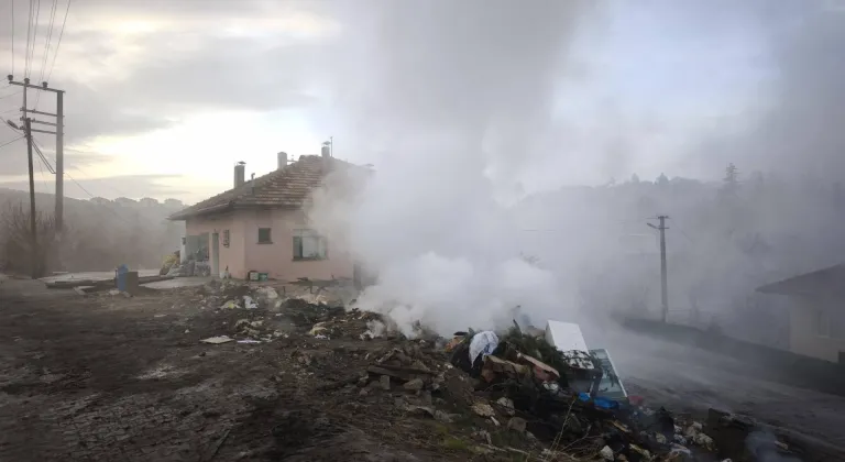 Burdur'da evde çıkan yangında 1 kişi yaralandı