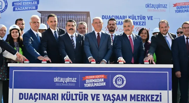 Bursa Yıldırım'da 2 milyarlık dev projede ilk harç döküldü