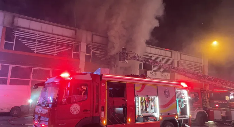 Bursa'da iş yerinde çıkan yangın kontrol altına alındı