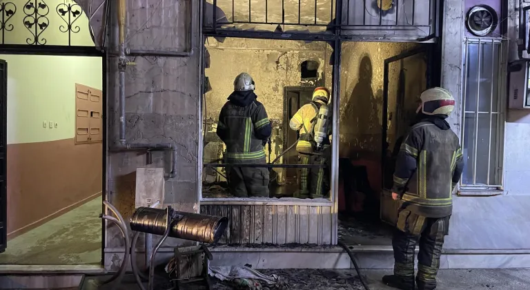 Bursa'da iş yerinde çıkan yangın söndürüldü