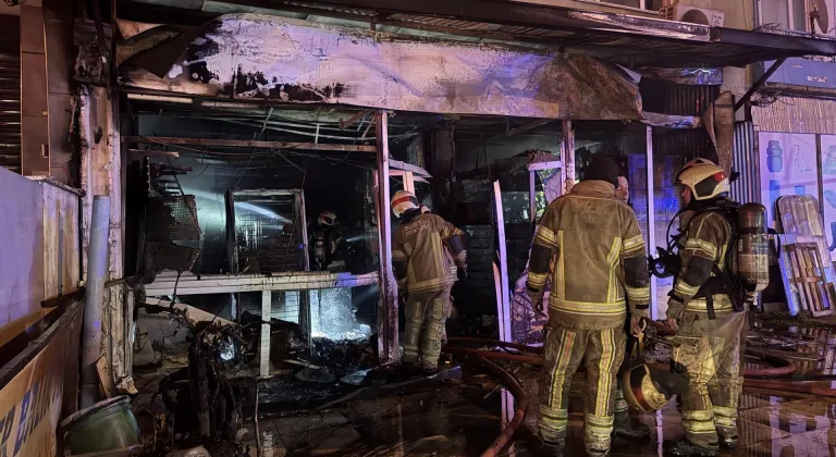 Bursa'da iş yerinde çıkan yangın söndürüldü