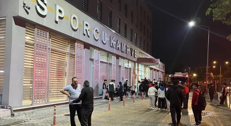 Bursa'da Sporcu Kamp ve Eğitim Merkezi'nde çıkan yangın söndürüldü