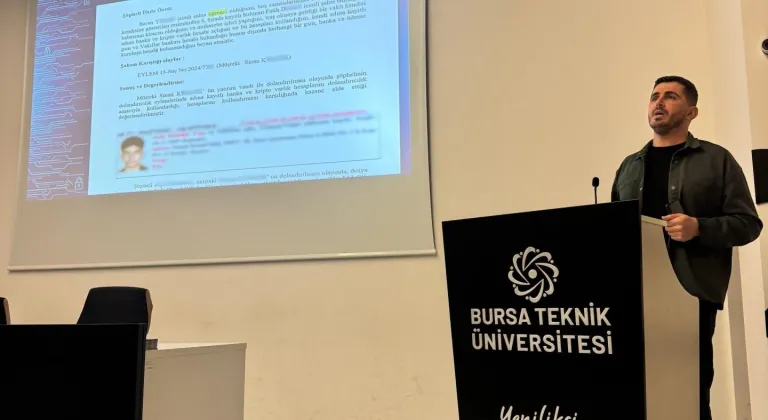 Bursa'da üniversite öğrencilerine "IBAN kiralamanın" riskleri anlatıldı