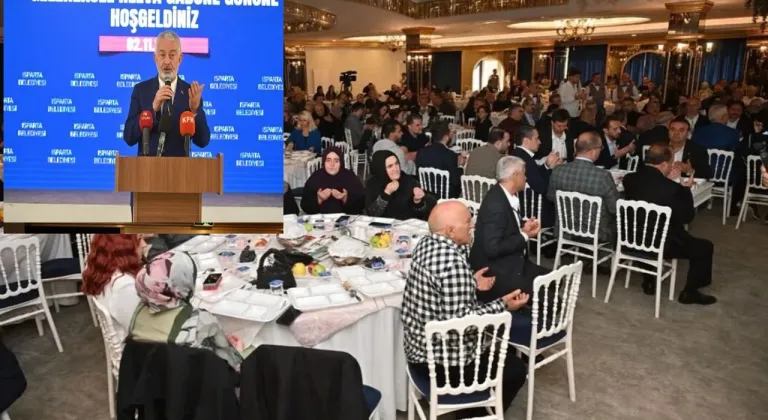 Bursa’daki Ispartalılar aynı sofrada buluştu