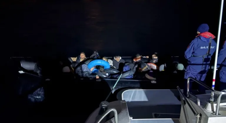 Çanakkale'de 29 düzensiz göçmen yakalandı