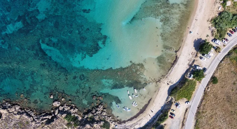 Çanakkale'de denizde kaybolan kişiyi arama çalışmaları sürüyor