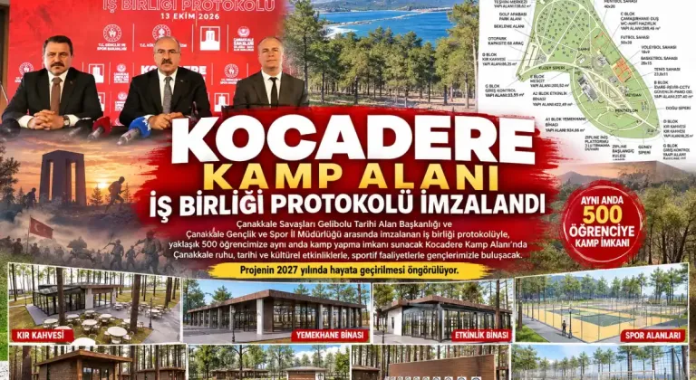 Çanakkale’de gençler için 500 kişilik kalıcı kamp merkezi kuruluyor