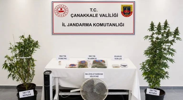 Çanakkale'de uyuşturucu operasyonlarında yakalanan 14 zanlıdan 5'i tutuklandı