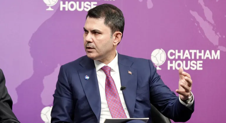 Çevre, Şehircilik ve İklim Değişikliği Bakanı Kurum, Chatham House'da konuştu