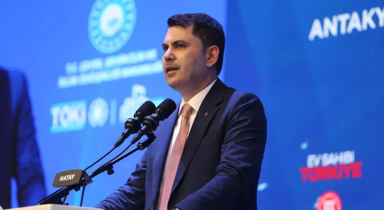 Çevre, Şehircilik ve İklim Değişikliği Bakanı Murat Kurum Hatay'da konuştu: