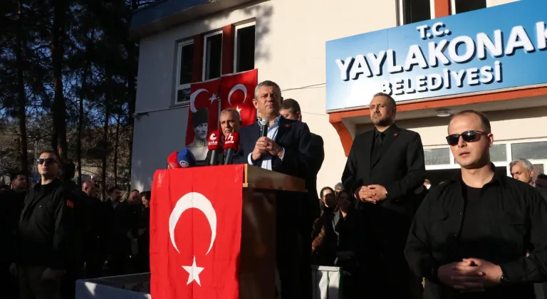 CHP Genel Başkanı Özel, Adıyaman'da konuştu: