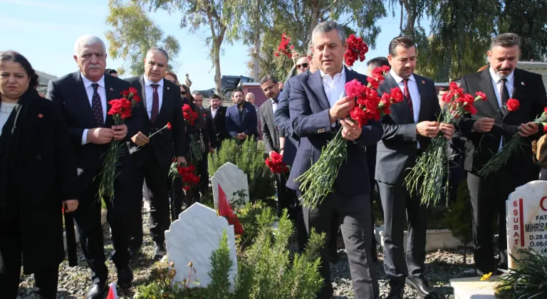 CHP Genel Başkanı Özel, Hatay'da konuştu: