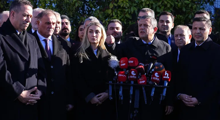 CHP Genel Başkanı Özel "İmamoğlu çıkar amaçlı suç örgütü" davasının ardından konuştu: