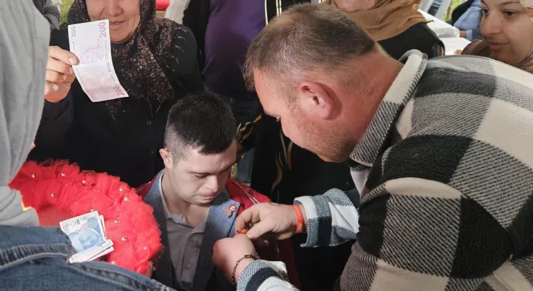 Çorum'da down sendromlu Servet Yıldırım için askere uğurlama töreni yapıldı