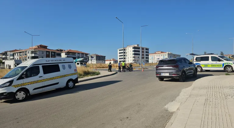 Çorum'da kamyonetle çarpışan motosikletin sürücüsü öldü