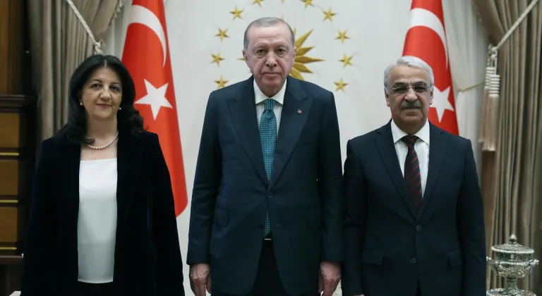 Cumhurbaşkanı Erdoğan, DEM Parti heyetini kabul etti