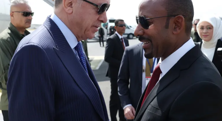 Cumhurbaşkanı Erdoğan, Etiyopya'ya geldi