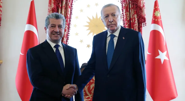 Cumhurbaşkanı Erdoğan, IKBY Başbakanı Mesrur Barzani'yi kabul etti