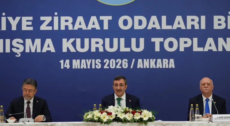 Cumhurbaşkanı Yardımcısı Yılmaz, Türkiye Ziraat Odaları Birliği Danışma Kurulu Toplantısı'nda konuştu: