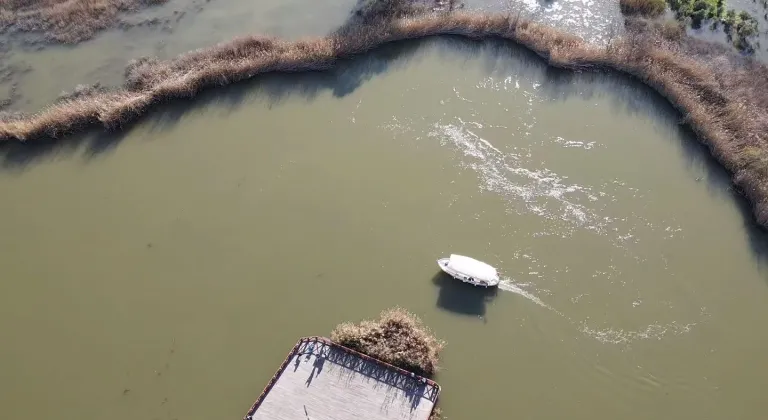 Dalyan Kanalı'nda aşırı yağışlarla su seviyesi 1,5 metre yükseldi