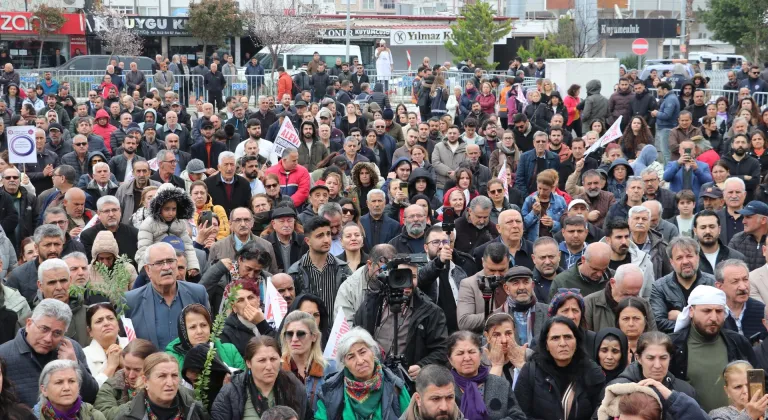 DEM Parti Eş Genel Başkanı Hatimoğulları, Hatay'da konuştu: