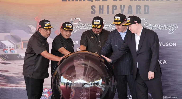 Desan Malezya'daki ilk yurt dışı tersane yatırımının temelini attı