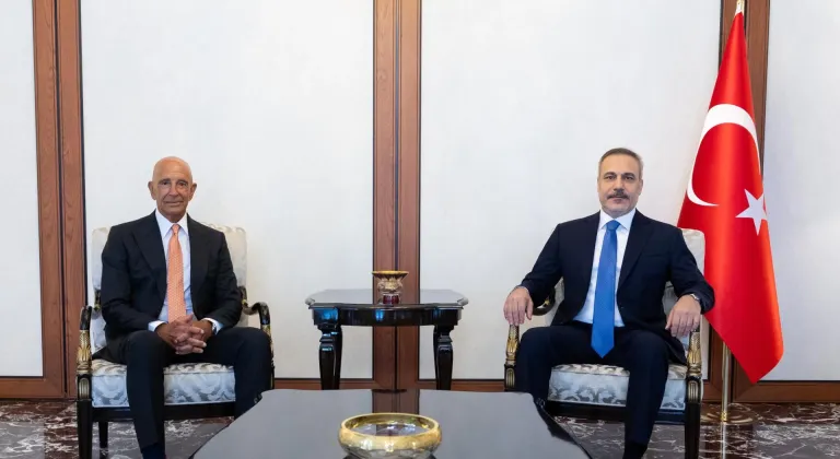 Dışişleri Bakanı Fidan, ABD'nin Ankara Büyükelçisi Barrack'ı kabul etti
