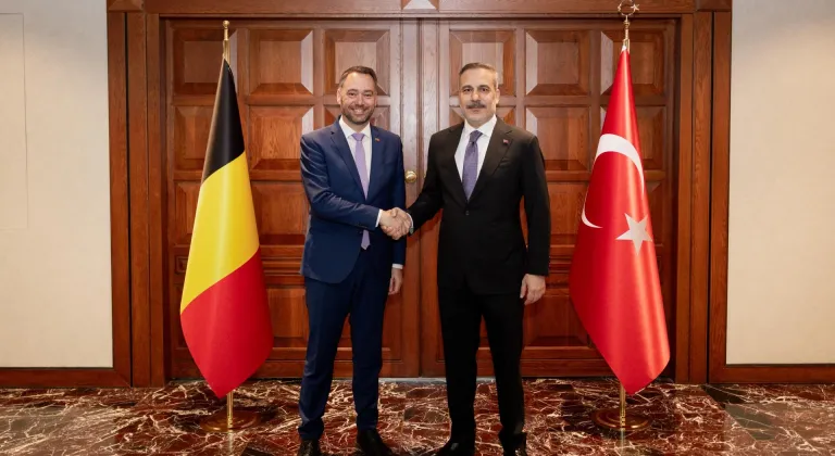 Dışişleri Bakanı Fidan, Belçika Dışişleri Bakanı Prevot ile Ankara'da görüştü