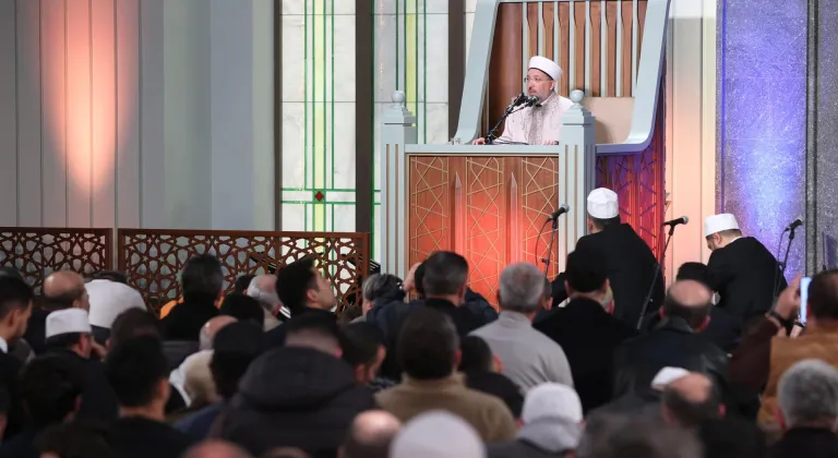 Diyanet İşleri Başkanı Arpaguş, Beştepe Millet Camisi'ndeki Kadir Gecesi programına katıldı: