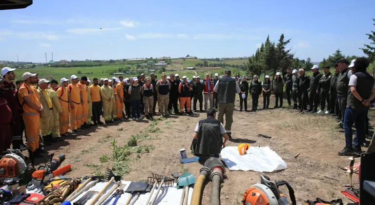 Diyarbakır'da orman yangını tatbikatı yapıldı