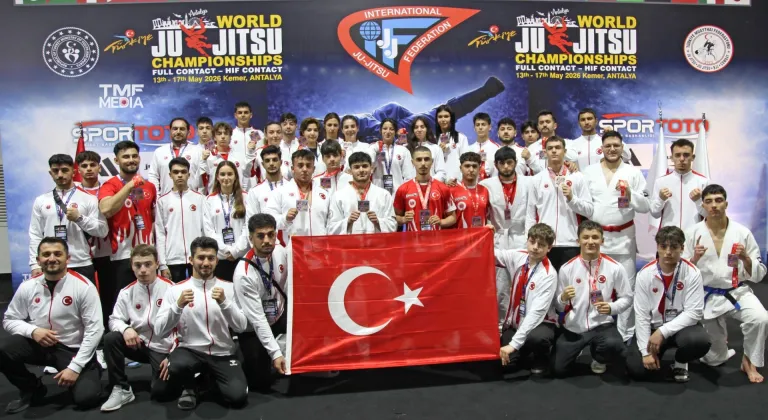 Dünya Ju Jitsu Contact Şampiyonası, Antalya'da yapıldı