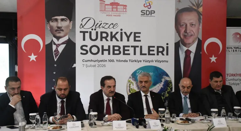 Düzce'de "Türkiye Sohbetleri" toplantısı düzenlendi