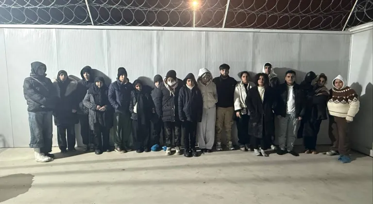 Edirne'de 18 düzensiz göçmen yakalandı