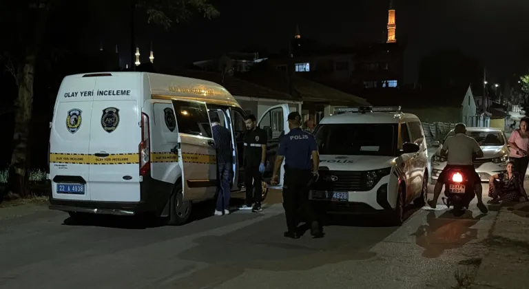 Edirne'de bıçaklı kavgada 1 kişi yaralandı