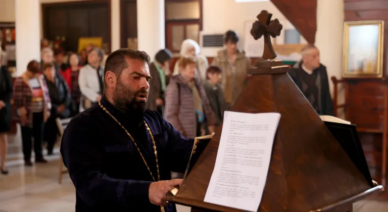 Edirne'de Bulgar Ortodoks Kilisesi'nde isim bayramı ayini düzenlendi