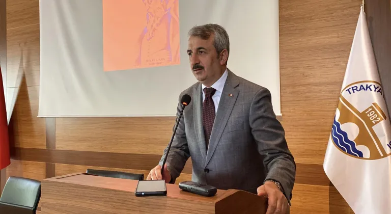 Edirne'de Mimar Sinan'ı anma programında "mimaride görsel kültür izleri" konuşuldu