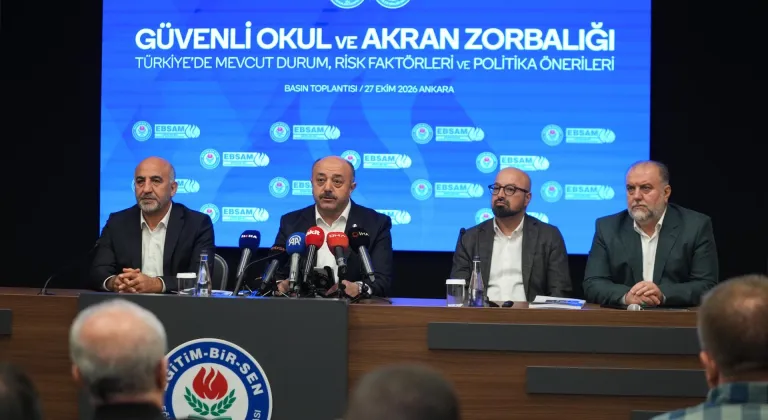 Eğitim-Bir-Sen'in güvenli okul ve akran zorbalığına ilişkin araştırmasının sonuçları açıklandı