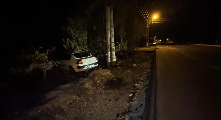 Elazığ'da yoldan çıkan otomobildeki 4 kişi yaralandı