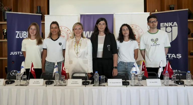 ENKA Open Uluslararası Tenis Turnuvası'nın basın toplantısı düzenlendi