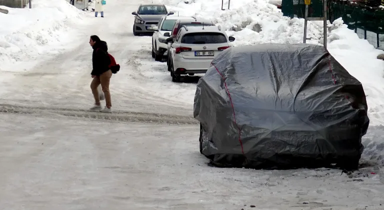Erzurum, Kars ve Ardahan'da dondurucu soğuklar etkili oluyor